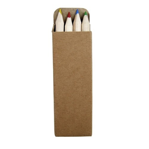 Set 4 crayons de couleur - Naturel