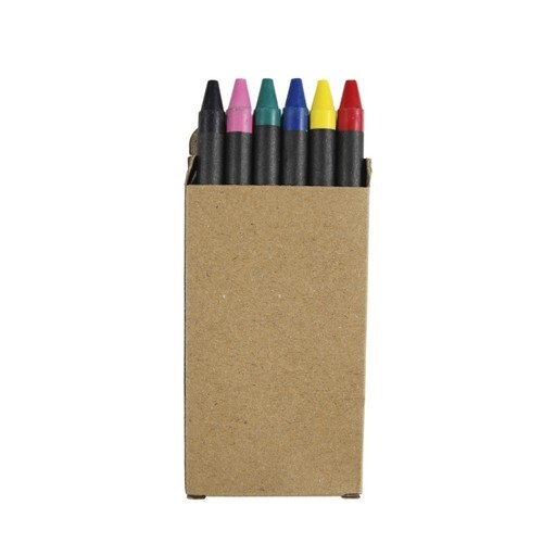 Set 6 crayons PASTEL - Naturel