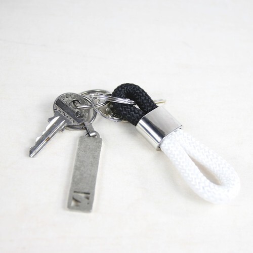 Porte-clés CORDE 21 - Rouge / Bleu foncé