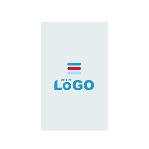 Sticker de sol brillant RECTANGLE blanc