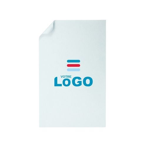 Sticker de sol mat RECTANGLE repositionnable blanc - 100x120cm