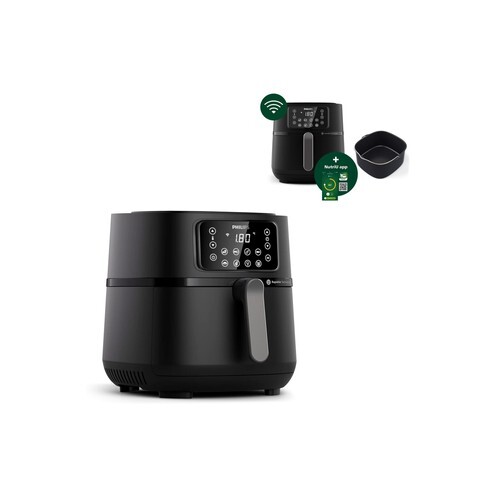 HD9285|Philips Airfryer XXL Connected + Plaque de cuisson