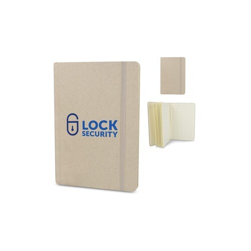 Carnet de notes papier fragment d'herbe A5