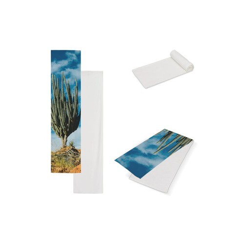 Serviette de toilette double face sublimation 30 x 130 cm 400 g/m²