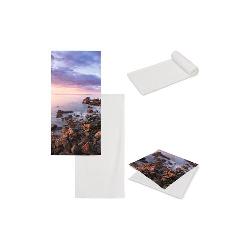 Serviette double face sublimation 100 x 180 cm 400 g/m²