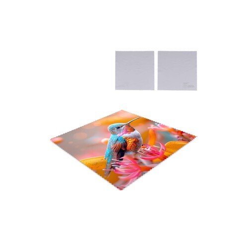 Chiffon de nettoyage en microfibre R-PET 15 x 15cm sublimation