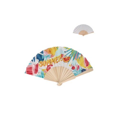 Éventail à main bois & R-PET