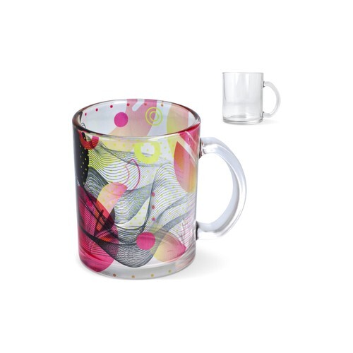Mug en verre subli Mallorca 335ml