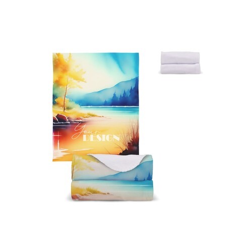 Couverture polaire OEKO-TEX® sublimation 120 x 150 cm 190 g/m²