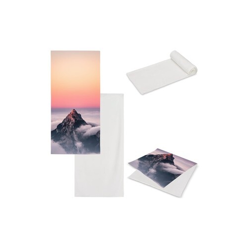 Serviette double face sublimation 70 x 140 cm 400 g/m²