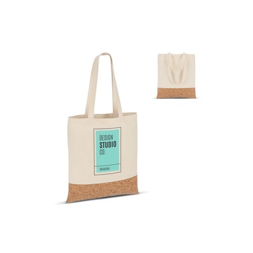 Sac de transport coton & liège 170g/m² 35 x 40cm