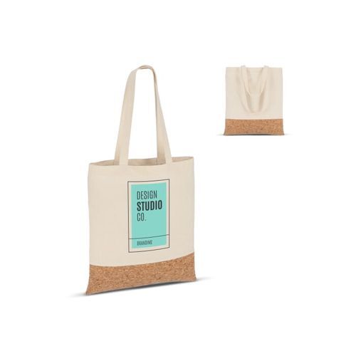 Sac de transport coton & liège 170g/m² 35 x 40cm