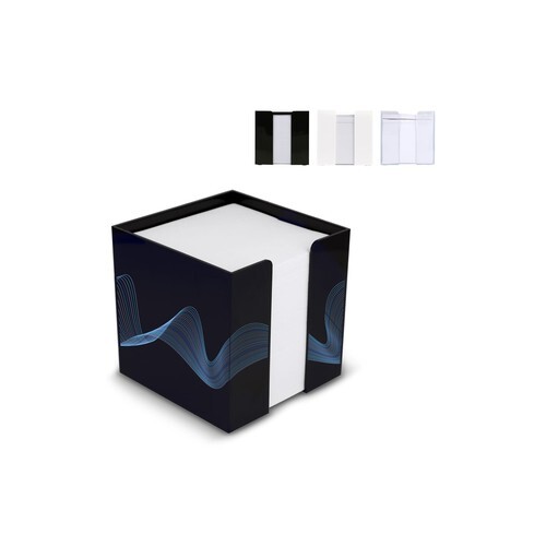 Bloc de papier dans un bac à cubes 10x10x10cm