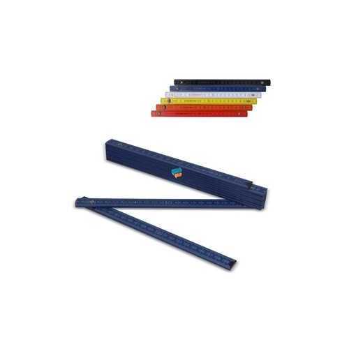 Règle pliante en bois 2m premium peinte