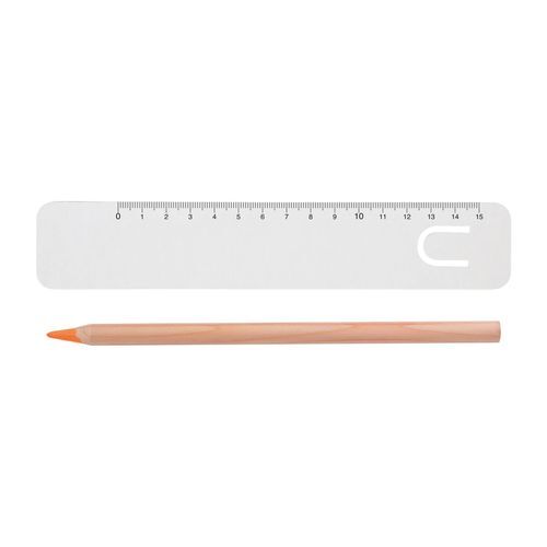 KIT BUREAU FLUO ORANGE 17,6 cm