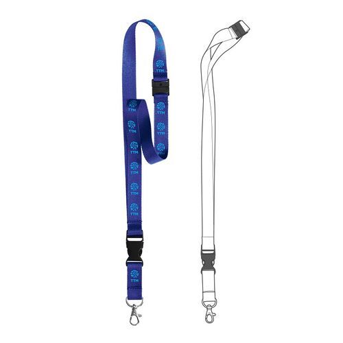 CORDON TOUR DE COU ANTI-ETRANGLEMENT / LANYARD 2X85+10 CM