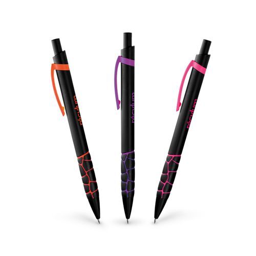 STYLO BILLE ECRITURE NOIRE CORPS ET CLIP PLASTIQUE