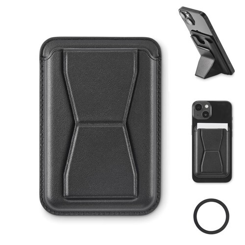 LEAMAG Porte-cartes magnétique en PU