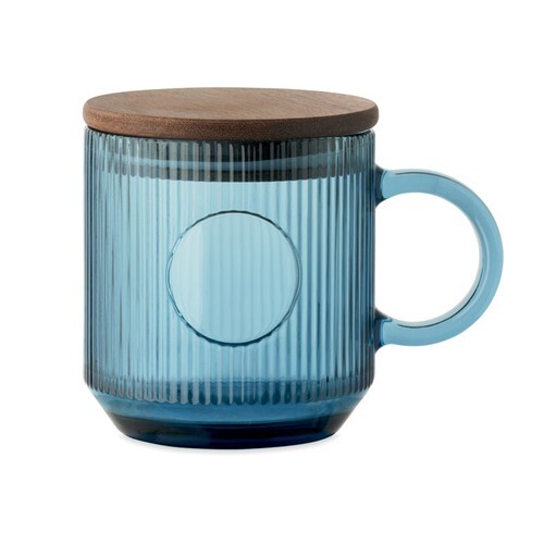 VITRIO MUG Mug en verre strié 300ml
