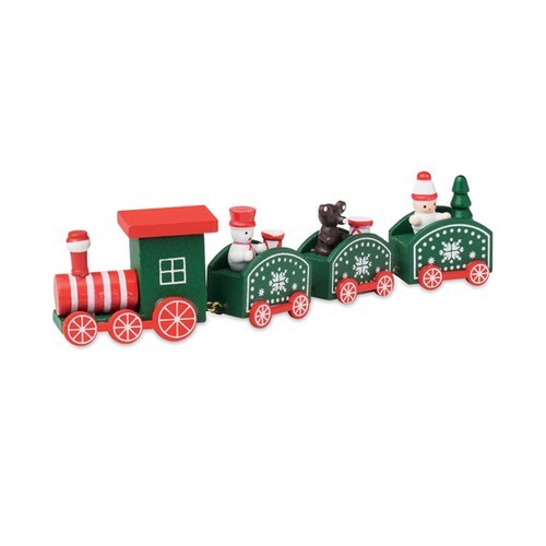 JUNA Train de Noël en bois