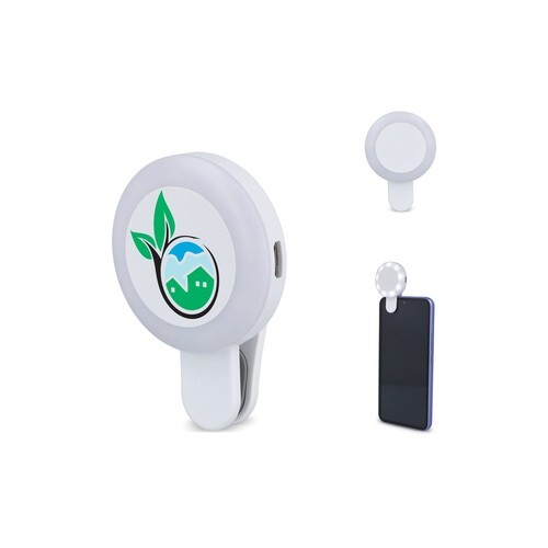 Lampe LED portable universelle pour selfie avec 3 niveaux de luminosité