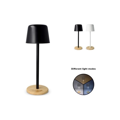 Lampe de table Solis à intensité variable avec pied en bambou