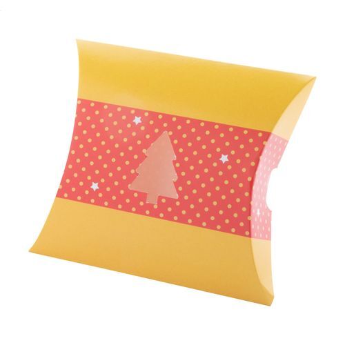 boite en forme de petit coussin CreaBox Pillow Xmas S