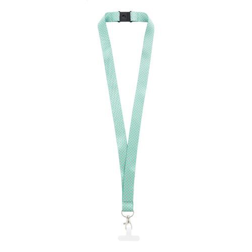 Tour de cou pour téléphone portable personnalisable en RPET Subyard Mobile Slim Safe