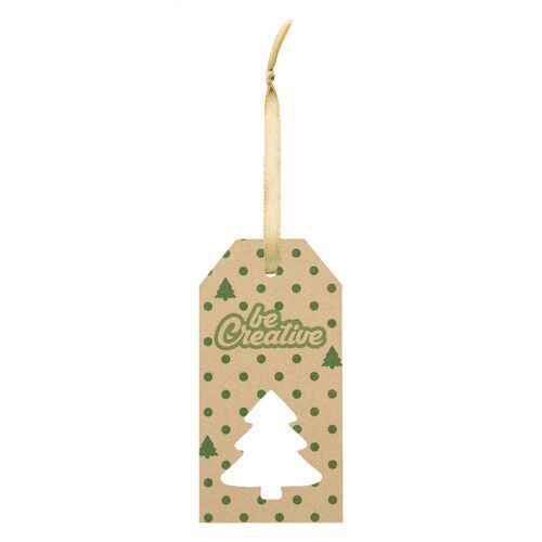 Étiquette Cadeau Personnalisée, Arbre De Noël Printag Plus Eco