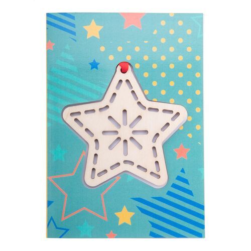 Carte de Noël, étoile TreeCard