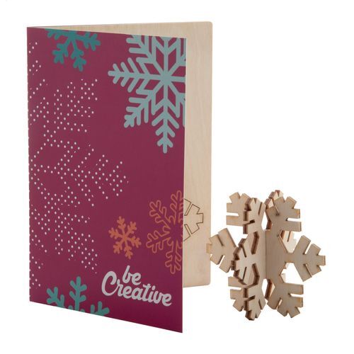 Carte De Noël, Flocon Creax