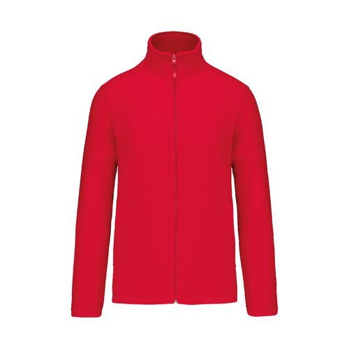 veste polaire à fermeture éclair longue KA9102