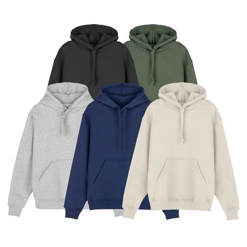 Hoody coton bio. 340g