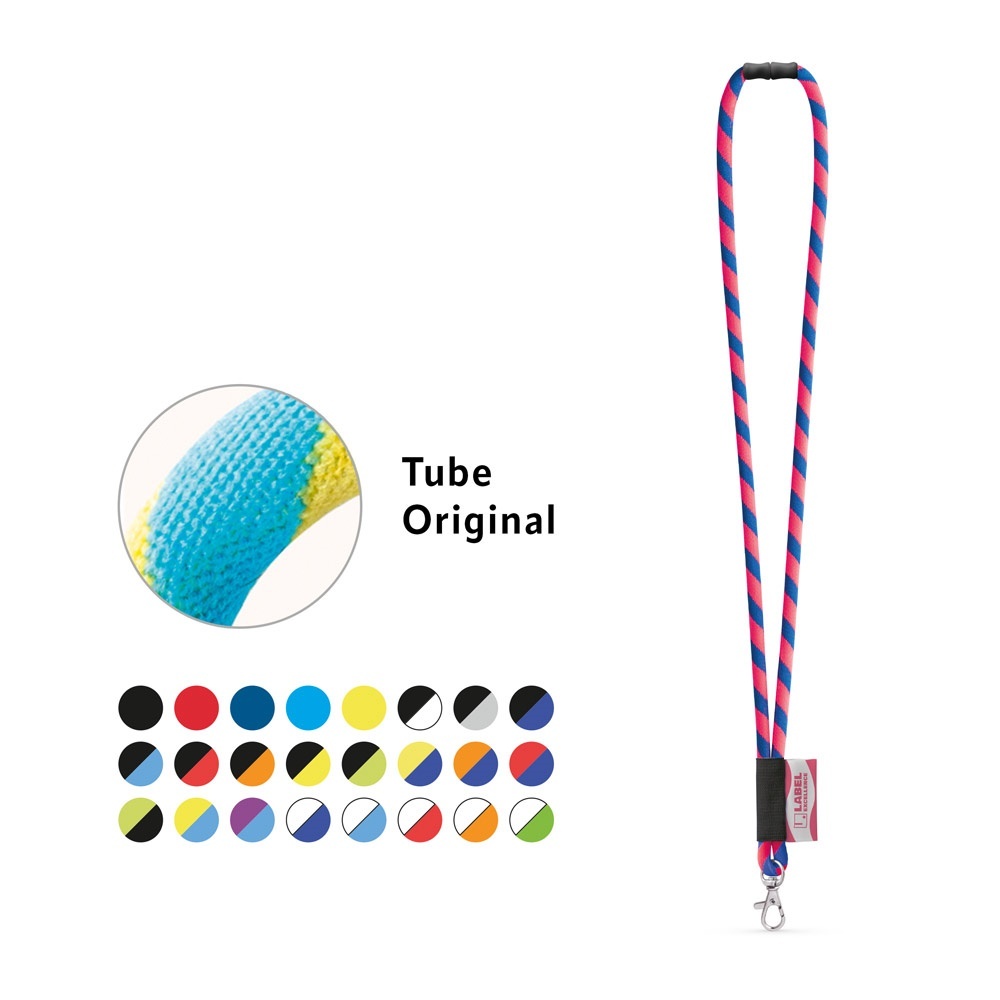 WISBECH. Lanyard en polyamide personnalisée