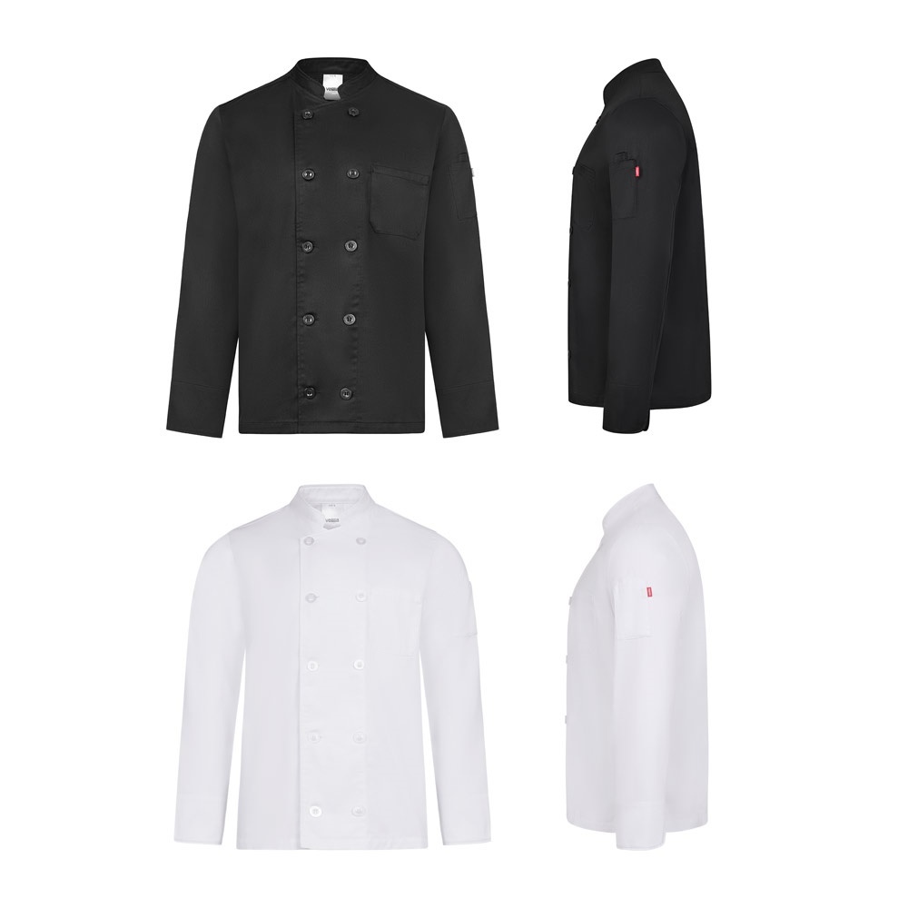 VL BACO. Veste de cuisine à manches longues (190 g/m²)