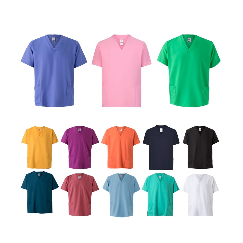 VL FLORA. Tunique à manches courtes (140 g/m²) en microfibre 100 %