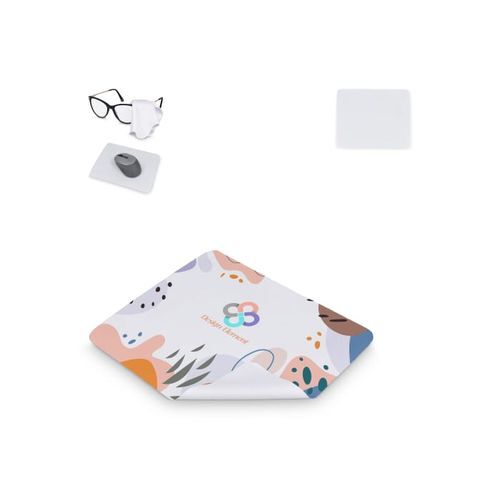 Tapis souris microfibre, picots silicone, 18 × 22 cm, sublimation.