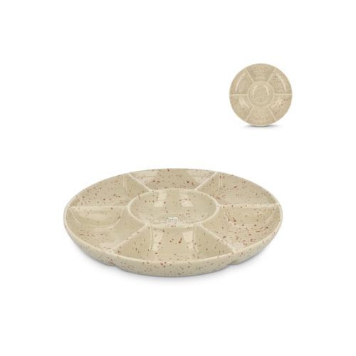 Assiette ronde en céramique Sagaform Ditte 26 cm