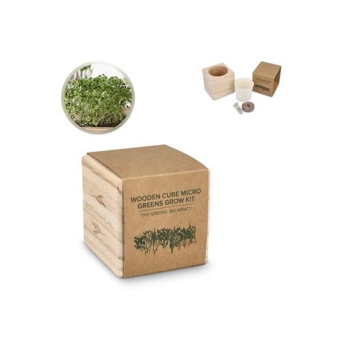 Ensemble de jardinières en bois FSC - Micro-pousses