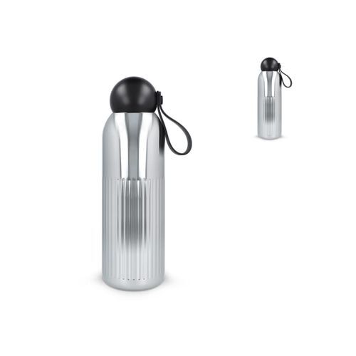 Sagaform Bouteille en acier Tekla chromé (recyclé) 500 ml