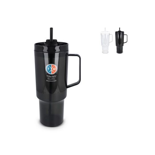 Tasse Miami avec anse transparente 1,2 L R-PET