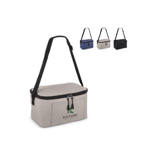 Sac isotherme R-PET 600D pour 6 canettes 25 x 14,5 x 15,5 cm 5 L