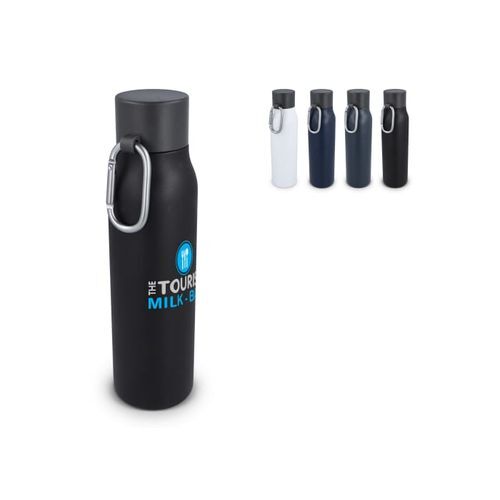 Bouteille isotherme à mousqueton, finition mate, 600 ml