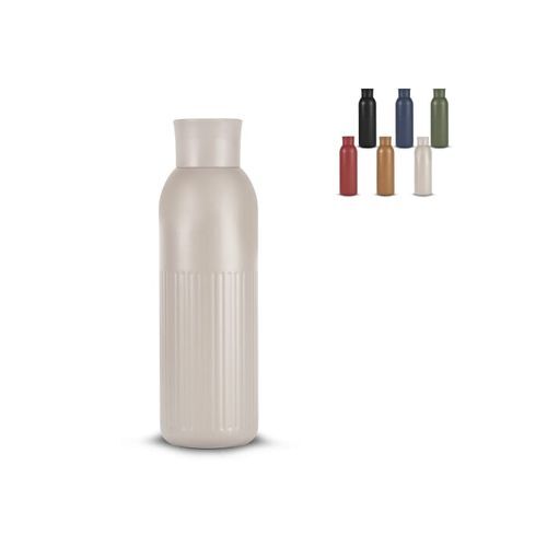 Sagaform Tekla Bouteille en acier avec bouchon poussoir (recyclé) 500 ml