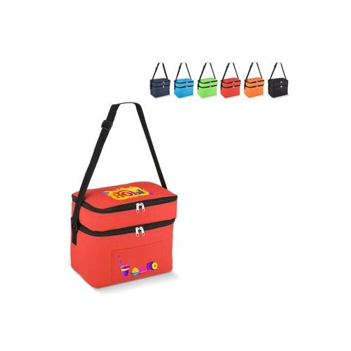 R-PET 600D Sac isotherme à double compartiment 30 x 20 x 24cm 12L