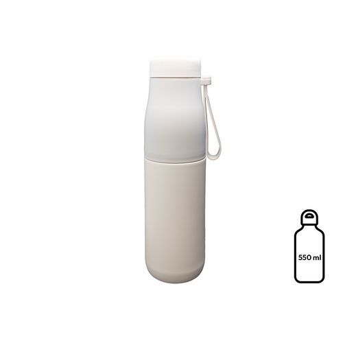 Bouteille isotherme 'Zeibu', beige, 550 ml
