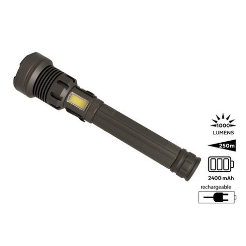 Lampe-torche rechargeable 3 en 1 'Rigel' (XL)