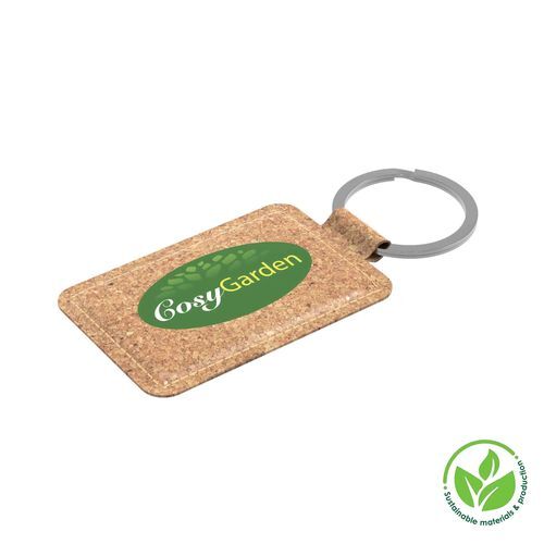 Key Ring Faro (Brun, Impression en quadrichromie recto, Pas d'incrustation en couleur)