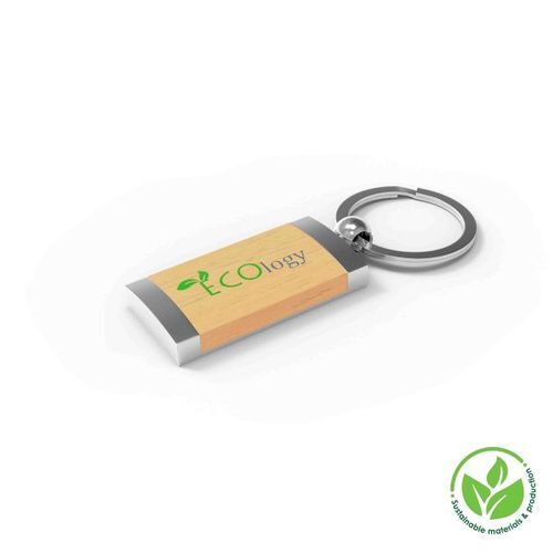 Key Ring Helsinki (Brun, Impression en couleur, Pas d'incrustation en couleur)
