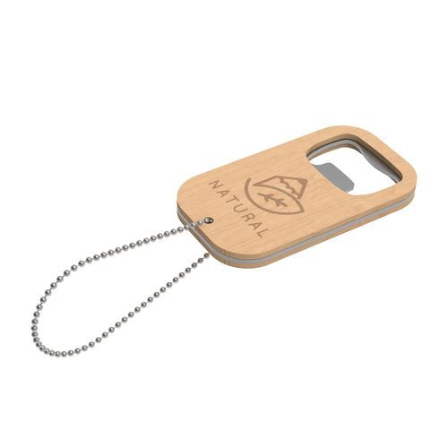 Key Ring Atlanta (Brun, Impression en quadrichromie recto, Pas d'incrustation en couleur)